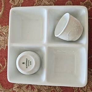 Marked Schönwald German set in serving platter